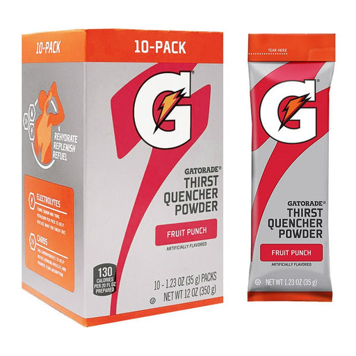 Gatorade 1.23 oz Powder Sticks (Each pack mixes with 20 fluid oz of water) - BHP Safety Products